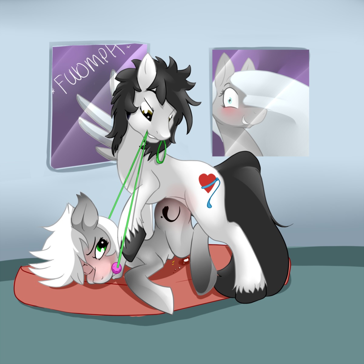 1:1 2012 abdominal_bulge bdsm blush bondage bound bulge cutie_mark e621 english_text equid equine fan_character feathered_wings feathers female feral gag gagged group hasbro hi_res mammal my_little_pony mythological_creature mythological_equine mythology pegasus quadruped severus stormfront tail text voyeur wing_boner wings
