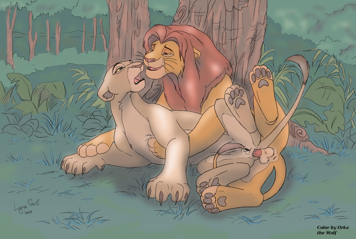 2010 anal anal_penetration anus artist_collaboration balls canon_couple detailed_background digital_drawing_(artwork) digital_media_(artwork) disney duo e621 erection felid female female_feral female_penetrated feral feral_on_feral forest genitals lion male male/female male_feral male_penetrating male_penetrating_female mammal nala_(the_lion_king) nature orkathewolf pantherine penetration penis plant quadruped reallynxgirl romantic romantic_couple sex simba_(the_lion_king) spread_legs spreading tail tail_anus the_lion_king tree vulva