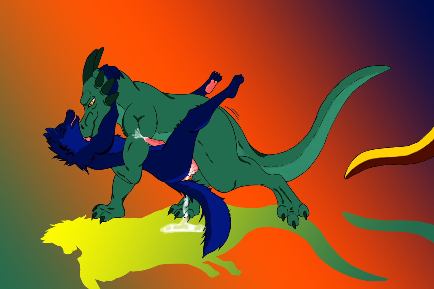 3:2 anal anthro anthro_on_feral anthro_penetrated bestiality bodily_fluids canid canine claws cum cum_in_ass cum_inside cum_on_arm dragon duo e621 erection eyes_closed feral feral_penetrating feral_penetrating_anthro fox genital_fluids genitals hi_res horn interspecies knot male male/male male_penetrated male_penetrating male_penetrating_male mammal muscular mythological_creature mythological_scalie mythology paws penetration penis reptile scalie sex shadow tail tongue yinfox