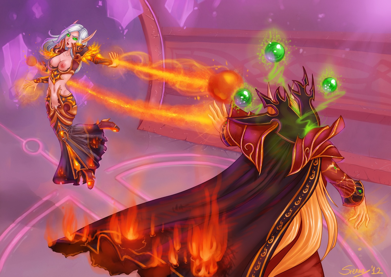alessandra_katryne blood_elf female kael'thas_sunstrider pubic_hair pussy pussy_peek rule34 sienna world_of_warcraft