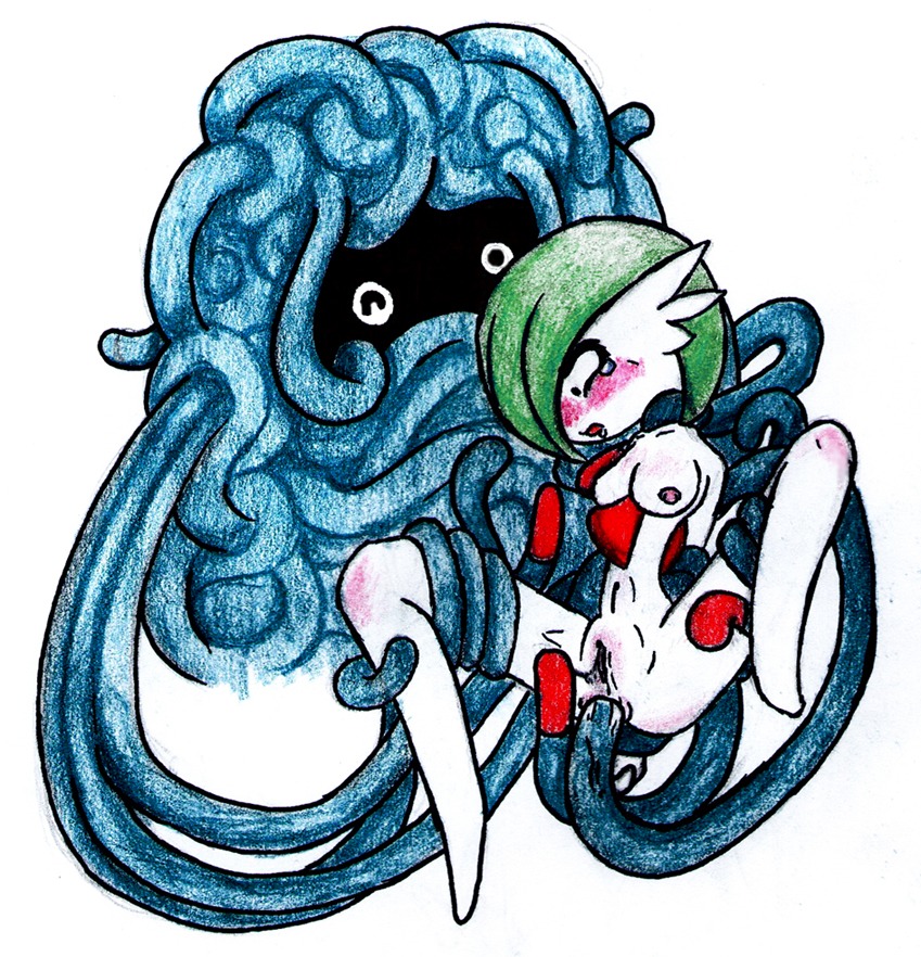 1girls blush bound breasts color female female_gardevoir female_pokemon gardevoir insertion interspecies nintendo nipples nude pok&eacute;mon_(species) pokemon pokemon_(species) pokemon_rse pussy rule34 tagme tangrowth tentacles vulva