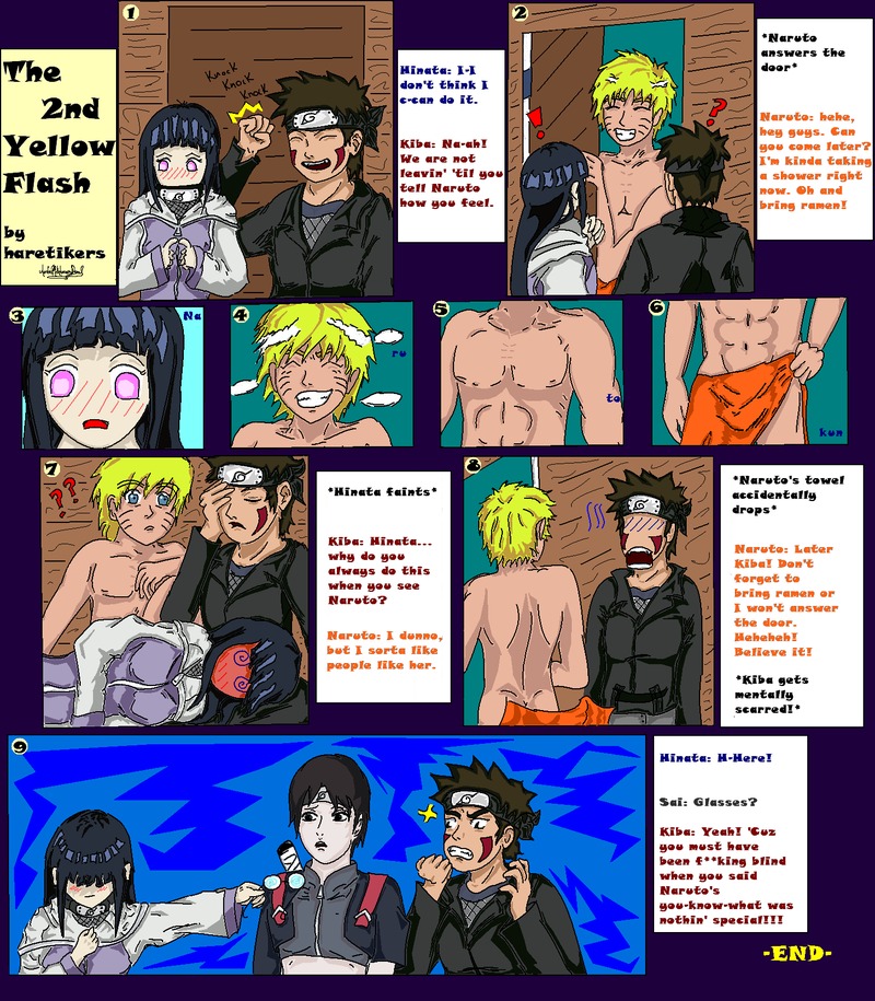 comic female hyuuga_hinata inuzuka_kiba male naruto naruto_(series) rule34 sottocolle uzumaki_naruto