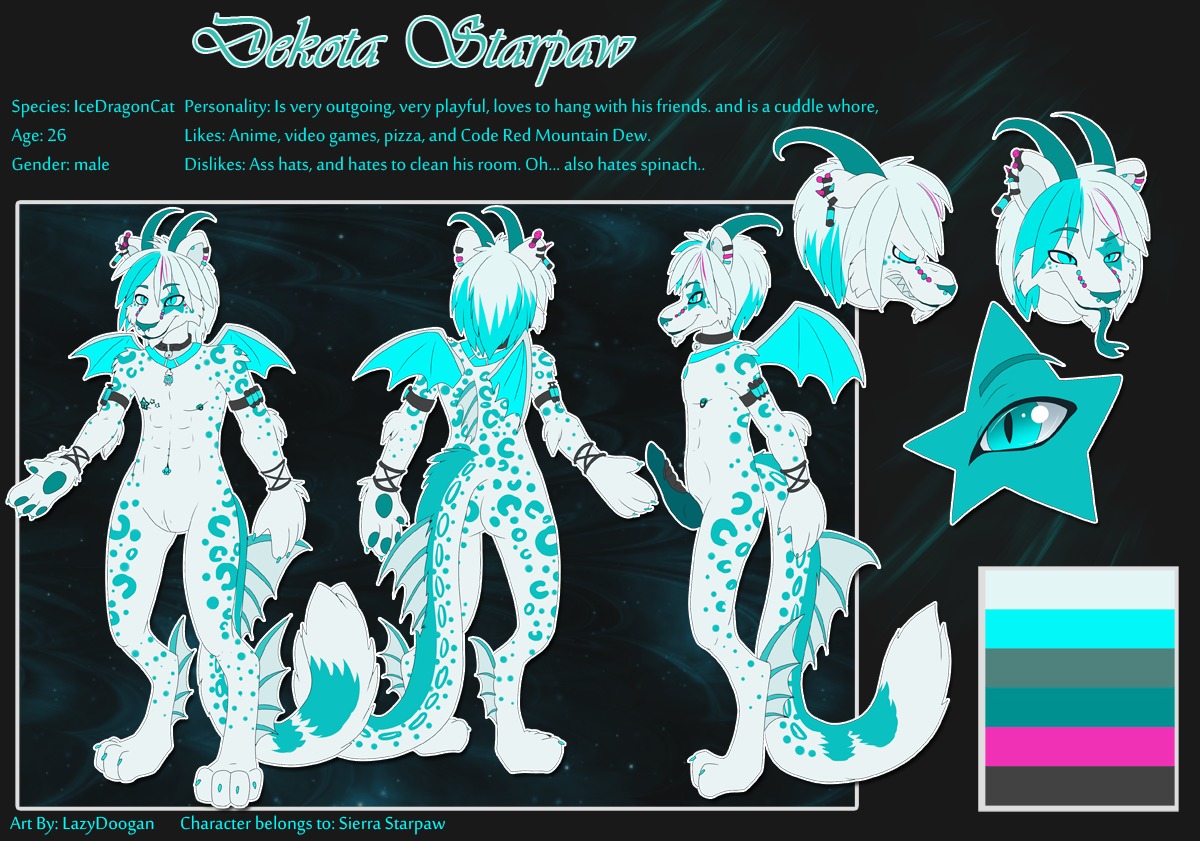 animal_genitalia anthro blue_eyes collar dekota_starpaw dragon e621 ear_piercing erection facial_piercing felid fin fully_sheathed fur furgonomic_piercing furgonomics furred_dragon furred_scalie genitals horn hybrid jogauni lazydoogan leopard leopard_spots male mammal markings membrane_(anatomy) membranous_wings model_sheet muzzle_piercing mythological_creature mythological_scalie mythology navel navel_piercing nipple_piercing nipples nose_piercing nude pantherine penis piercing scalie septum_piercing sheath side_view sierra_starpaw solo spots tail teal_markings turnaround wings