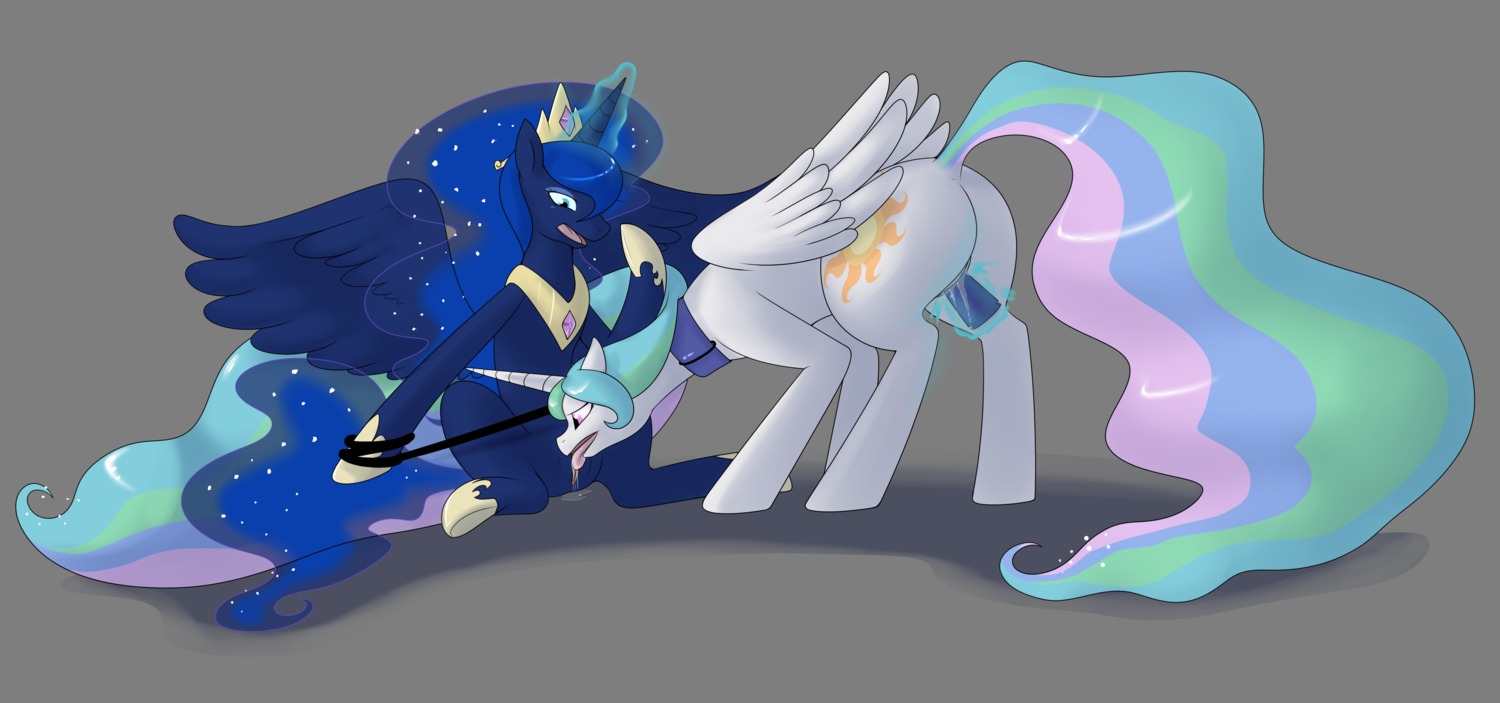 2012 absurd_res alpha_channel ass_up collar cunnilingus cutie_mark dominant dominant_female duo e621 equid equine feathered_wings feathers female female/female feral friendship_is_magic genitals glowing hasbro hi_res hooves horn incest_(lore) leash licking magic mammal my_little_pony mythological_creature mythological_equine mythology open_mouth oral penetration princess princess_celestia_(mlp) princess_luna_(mlp) quadruped rear_view redintravenous royalty sex sex_toy sibling_(lore) simple_background sister_(lore) sisters_(lore) sitting spread_legs spreading submissive submissive_female tail tongue tongue_out toying_partner transparent_background underhoof vaginal vaginal_penetration vibrator vulva wing_boner winged_unicorn wings