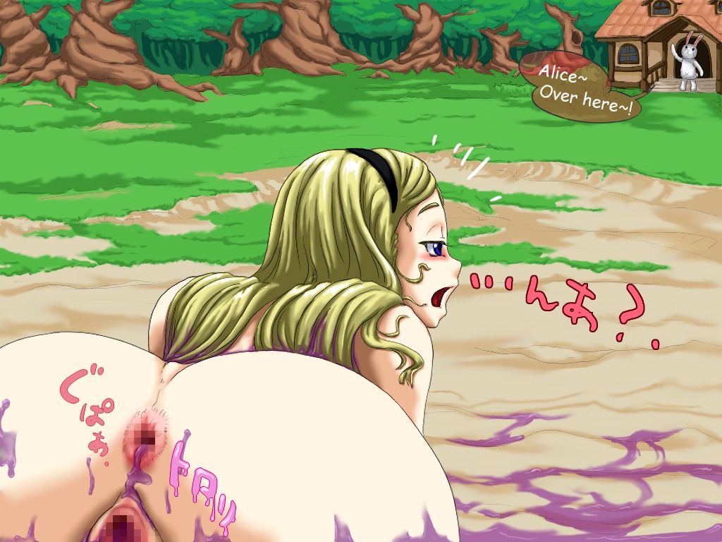 alice_in_wonderland alice_liddell anus english english_text female iyarashii_kuni_no_alice porika pussy rule34 tagme