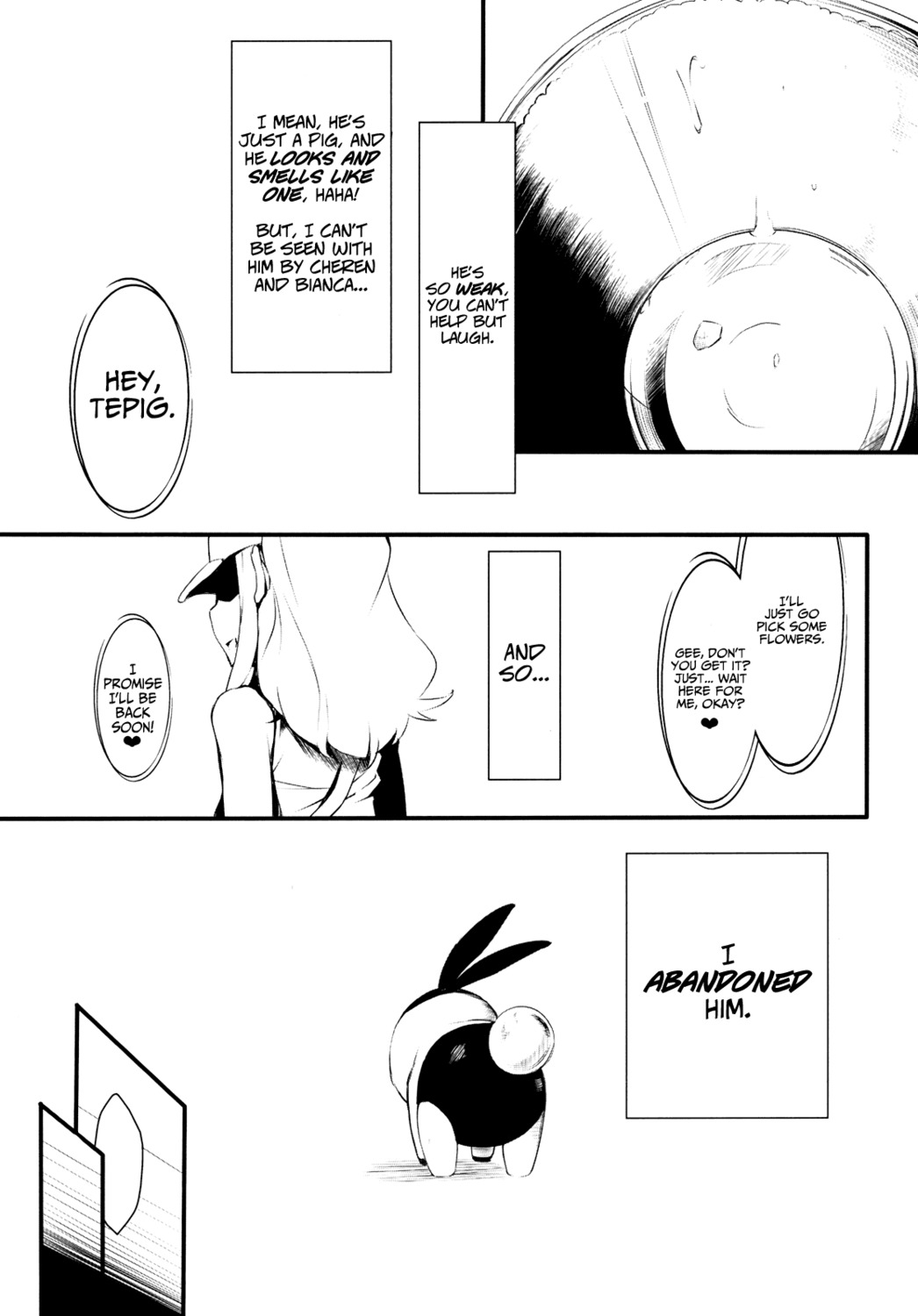 comic faithful_tepig female hilda_(pokemon) human interspecies nintendo pokemon rule34