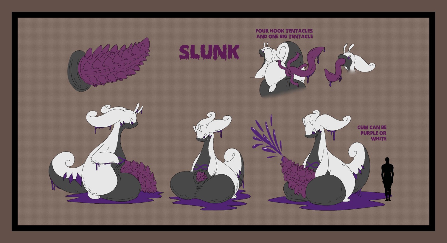 alternate_color animal_genitalia backsack balls big_balls big_penis bodily_fluids border butt colored_cum cum cumshot disembodied_penis e621 ejaculation english_text erection fan_character fuegodelalma generation_6_pokemon genital_fluids genitals goodra half-erect hi_res huge_balls huge_penis hyper hyper_balls hyper_genitalia hyper_penis male model_sheet multiple_poses nintendo orange_border orgasm penile_spines penis pokemon pokemon_(species) pose sheath side_view silhouette simple_background size_difference slime slunk solo spines tail tentacles text unusual_anatomy unusual_bodily_fluids unusual_cum unusual_genital_fluids unusual_genitalia unusual_penis