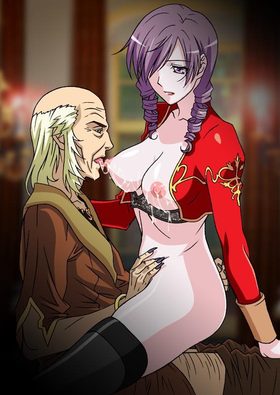 1girls daniella_(haunting_ground) demento female haunting_ground lorenzo_belli rudoni rule34 sex straight sucking_nipples tagme