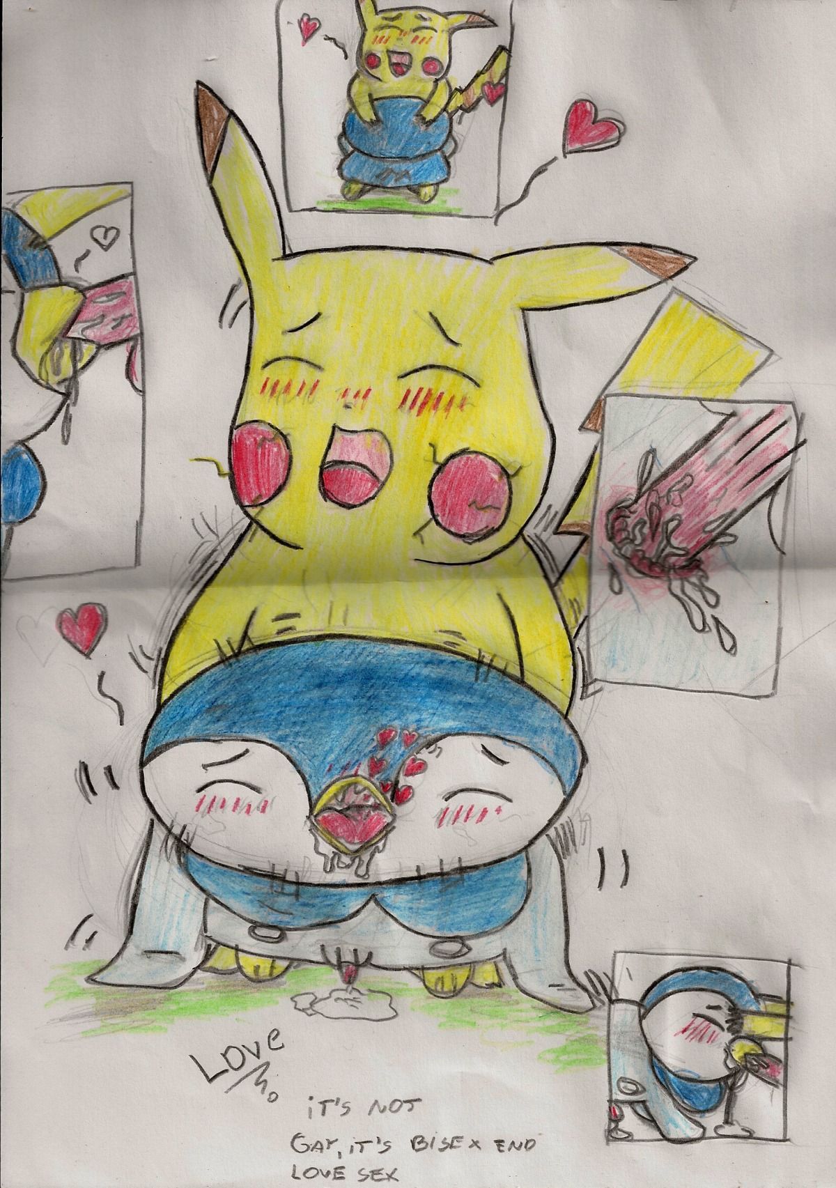 blush color cum feral fur insertion interspecies male male_only multiple_males nintendo nude penis pikachu piplup pokemon pokemon_(species) rule34 sex tagme yaoi