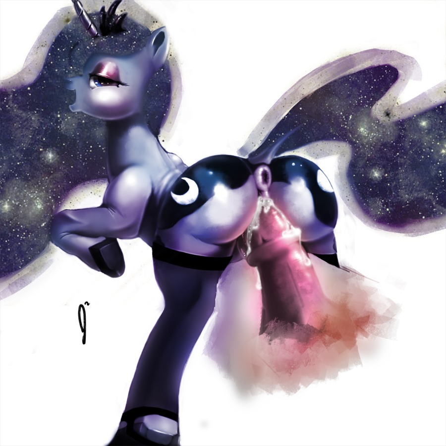 1:1 2013 anus blue_eyes crown cutie_mark disembodied_penis duo e621 equid equine erection female female_focus female_penetrated feral friendship_is_magic genitals hair hasbro headgear horn male male/female male_penetrating male_penetrating_female mammal mostly_nude mothercrow multicolored_hair my_little_pony mythological_creature mythological_equine mythology penetration penile penile_penetration penis penis_in_vagina princess_luna_(mlp) sex simple_background solo_focus unicorn vaginal vaginal_penetration white_background