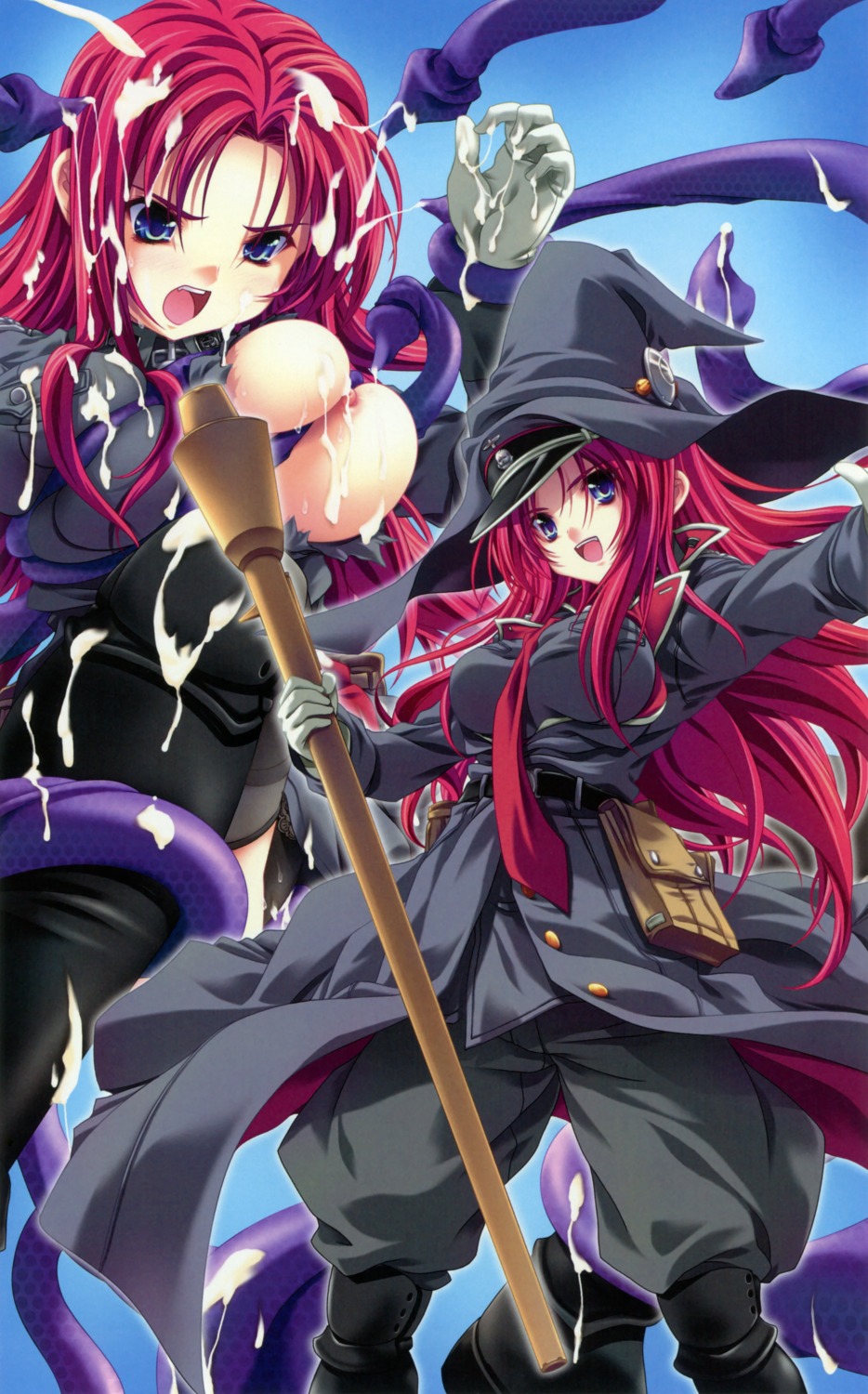 cum female miyama-zero nipples oppai rule34 stray_moon tentacle uniform