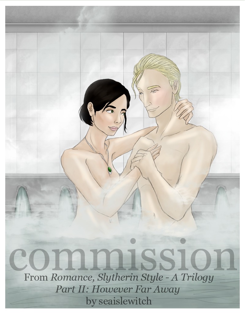 1girls bath bathing bathroom bathtub draco_malfoy english_text female harry_potter in_water pansy_parkinson prefects'_bathroom rule34 slytherin straight tagme text water witch_(harry_potter)