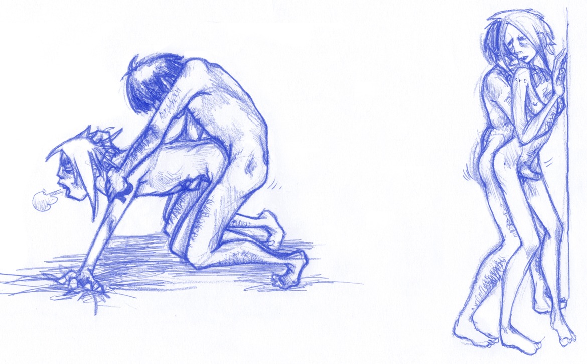 2d_(gorillaz) duo gorillaz male male_only multiple_boys multiple_males murdoc_niccals nude rule34 sex tagme yaoi