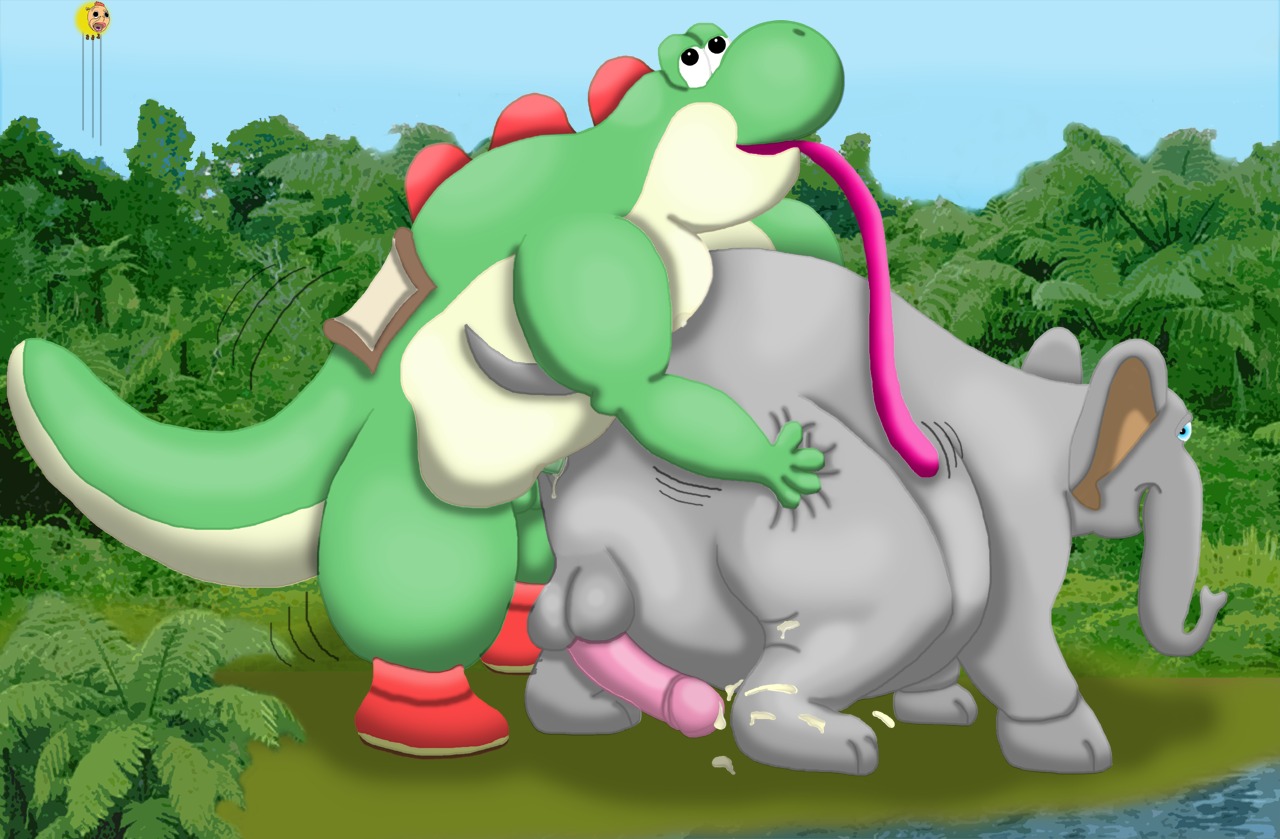 2008 20th_century_fox anal anal_penetration balls blue_sky_studios crossover dinosaur dr._seuss duo e621 elephant elephantid erection feral feral_on_feral genitals green_yoshi hippotaur horton_hears_a_who! horton_the_elephant katie_(horton_hears_a_who!) long_tongue male male/male male_penetrated male_penetrating male_penetrating_male mammal mario_bros nintendo obese overweight overweight_male penetration penis prehistoric_species proboscidean proboscis_(anatomy) reptile scalie sex tail tongue trunk_(anatomy) what_has_science_done yoshi