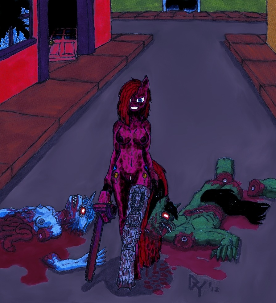 female friendship_is_magic gore guro my_little_pony pinkie_pie rule34 smooth_skin tagme