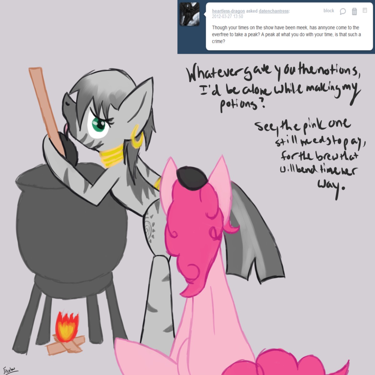earth_pony ensayne equine female feral friendship_is_magic horse my_little_pony pinkie_pie_(mlp) pony rule34 straight_hair tagme tail zebra zecora_(mlp)