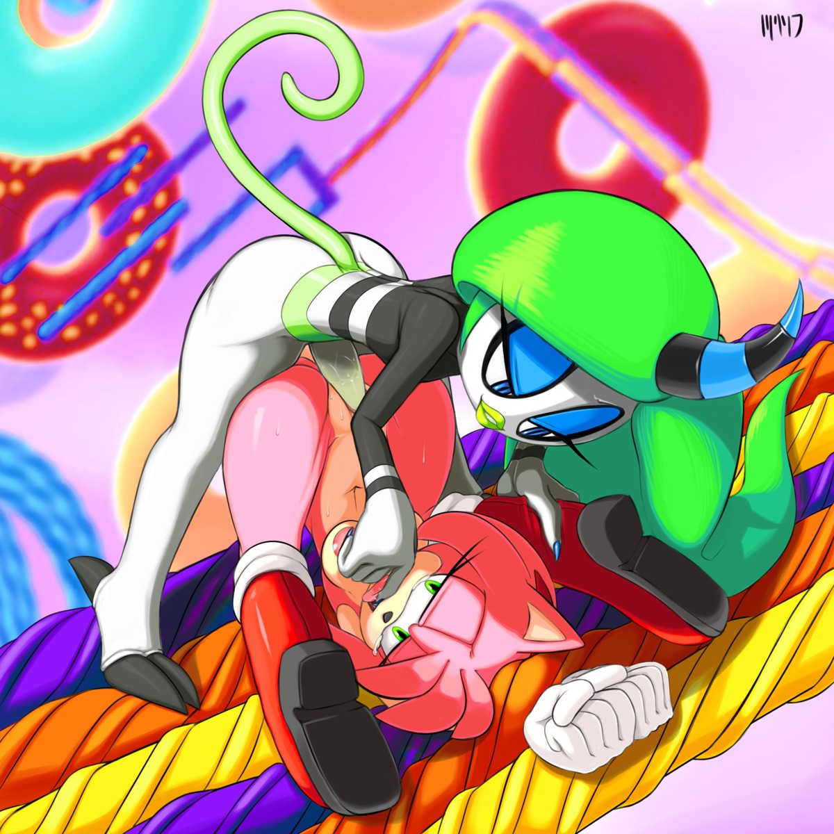 1:1 alien amy_rose anthro boots clothing duo e621 erection eulipotyphlan female footwear forced genitals gynomorph gynomorph/female gynomorph_penetrated gynomorph_penetrating hedgehog hi_res intersex intersex/female intersex_penetrated intersex_penetrating mammal marthedog mostly_nude penetration penis pink_body rape sega sex shoes sonic_the_hedgehog_(series) the_deadly_six vaginal vaginal_penetration zeena zeti