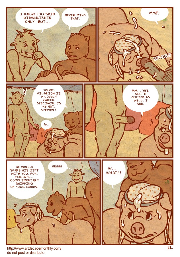 anal anal_fingering anthro artdecade bodily_fluids bovid caprine comic cum cum_on_face cumshot dialogue digital_media_(artwork) do_not_distribute domestic_pig e621 ejaculation english_text erection fingering genital_fluids genitals glans goat greek group harem humanoid_genitalia humanoid_penis male male/male male_penetrated male_penetrating male_penetrating_male mammal multiple_scenes nude orgasm penetration penis rodent sciurid sex slightly_chubby suid suine sus_(pig) tail text tree_squirrel url