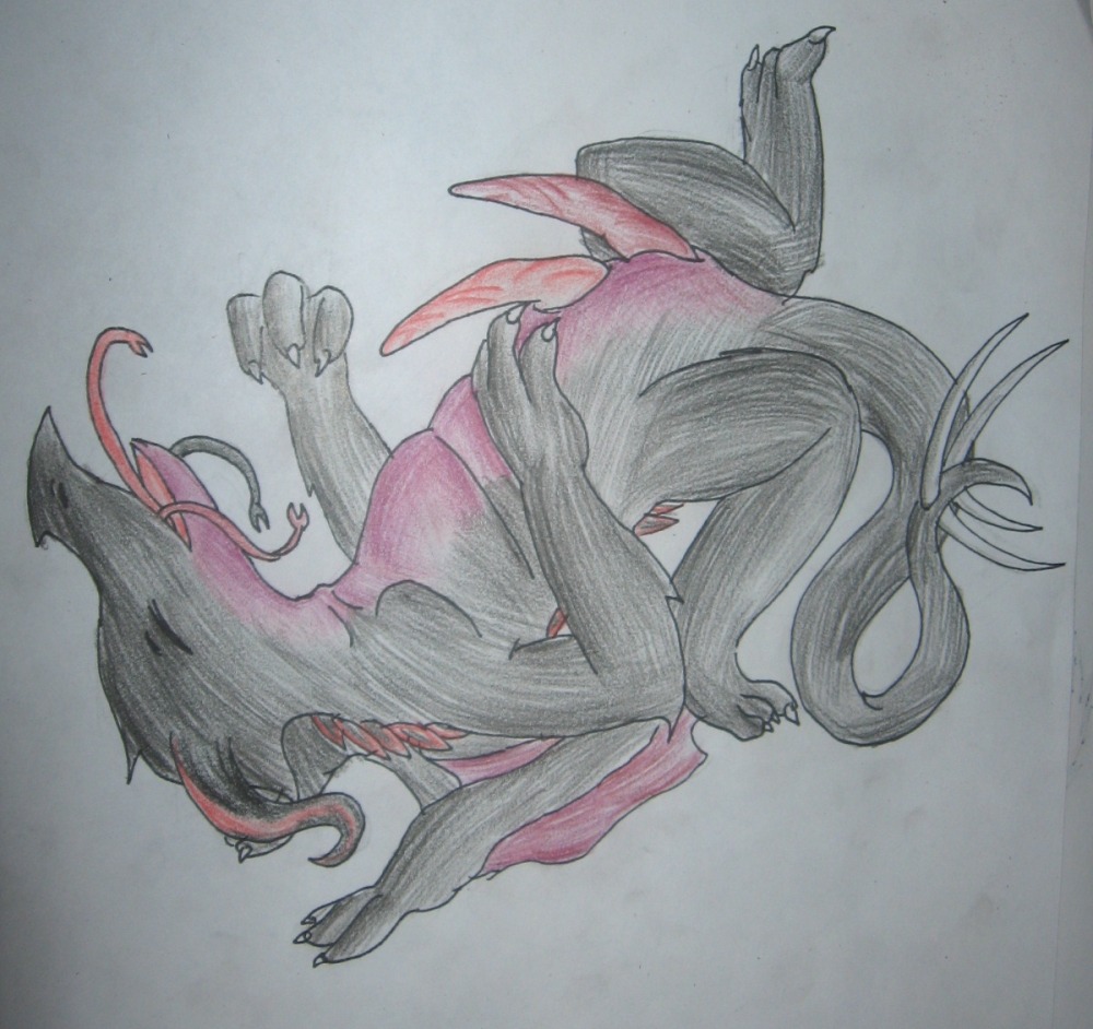 2_penises dragon e621 erection feral genitals horn livius male multi_genitalia multi_penis multi_tongue mythological_creature mythological_scalie mythology nude penis scalie shaon_the_kozo solo tail tongue traditional_media_(artwork) unknown_artist
