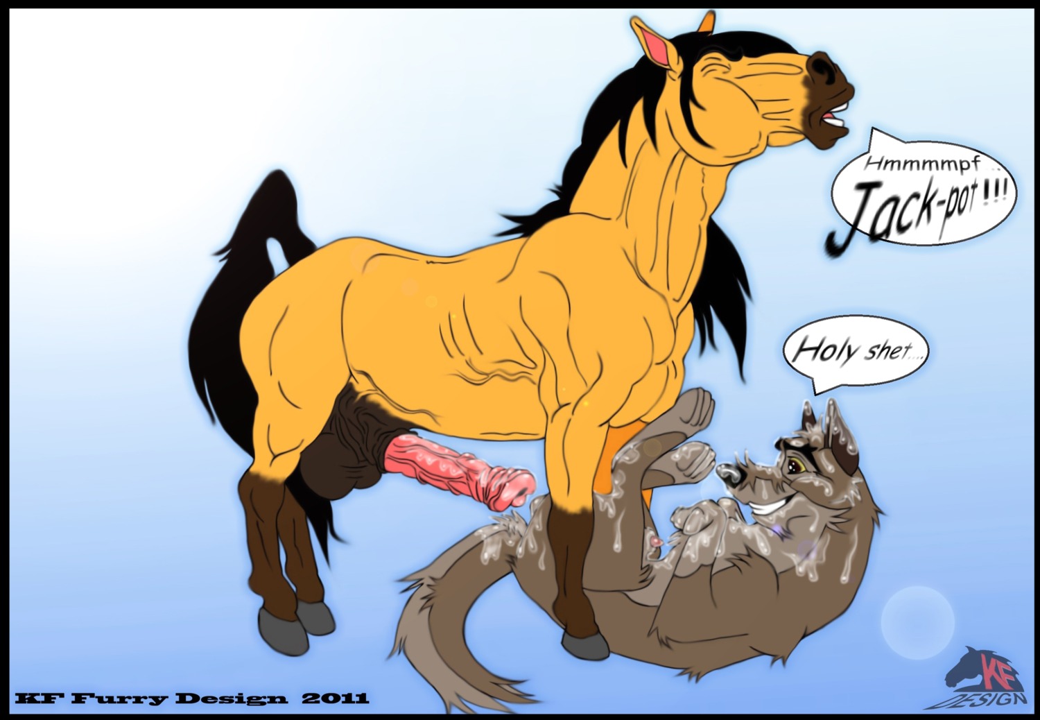 2011 animal_genitalia animal_penis balls balto balto_(series) black_border bodily_fluids border canid canine canis cum dreamworks duo e621 equid equine equine_genitalia equine_penis erection eyes_closed feral genital_fluids genitals hair hi_res horse hybrid kf_furry_design long_hair male male/male mammal nude open_mouth orgasm penis sex simple_background smile spirit:_stallion_of_the_cimarron spirit_(cimarron) toony traced universal_studios white_background wolf wolfdog