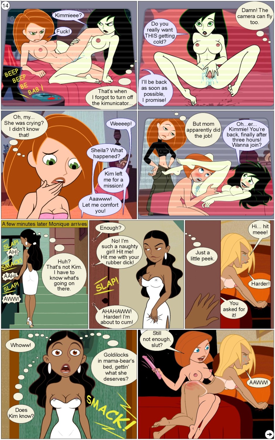 ann_possible breasts cleavage comic cunnilingus disney disney_channel eating_pussy female female/female female_only gagala human kim_possible kimberly_ann_possible lesbian_sex monique_(kim_possible) multiple_females multiple_girls nipples nude nude_female oh_betty! page_14 pussy pussy_grinding pussy_juice pussy_juice_between_pussies pussy_to_pussy rubbing_pussies_together rubbing_pussy rule34 scissoring shego spread_legs spread_pussy straight_hair strapless_dress tagme tribadism vivian_porter yuri