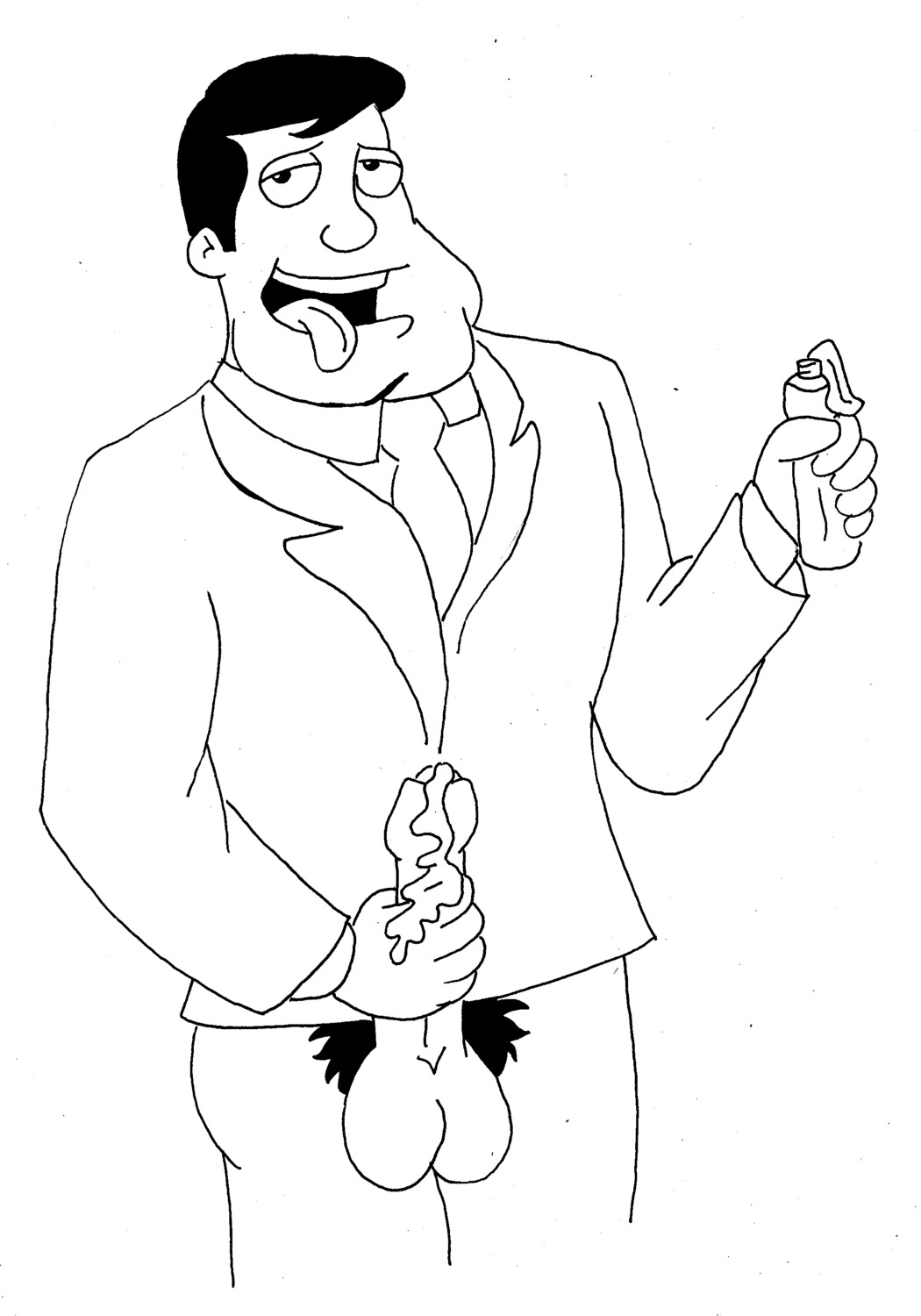 american_dad male male_only pubes pubic_hair rule34 solo stan_smith tagme