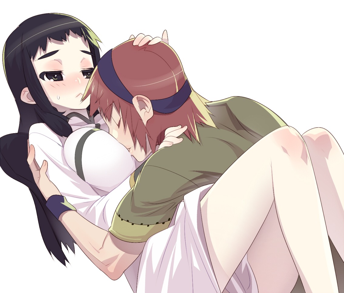 black_hair blush brown_hair couple female mono mono_(shadow_of_the_colossus) rule34 shadow_of_the_colossus surcoat tensugi_takashi wander wander_(shadow_of_the_colossus)