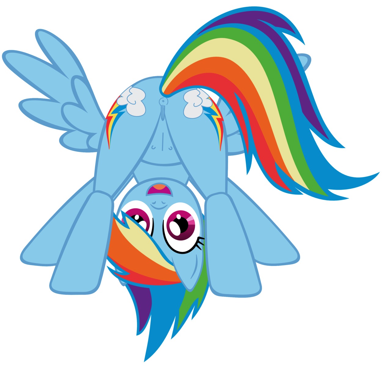 bannana-republic equine female feral friendship_is_magic horse my_little_pony pegasus pony rainbow_dash_(mlp) rule34 smooth_skin tagme tail