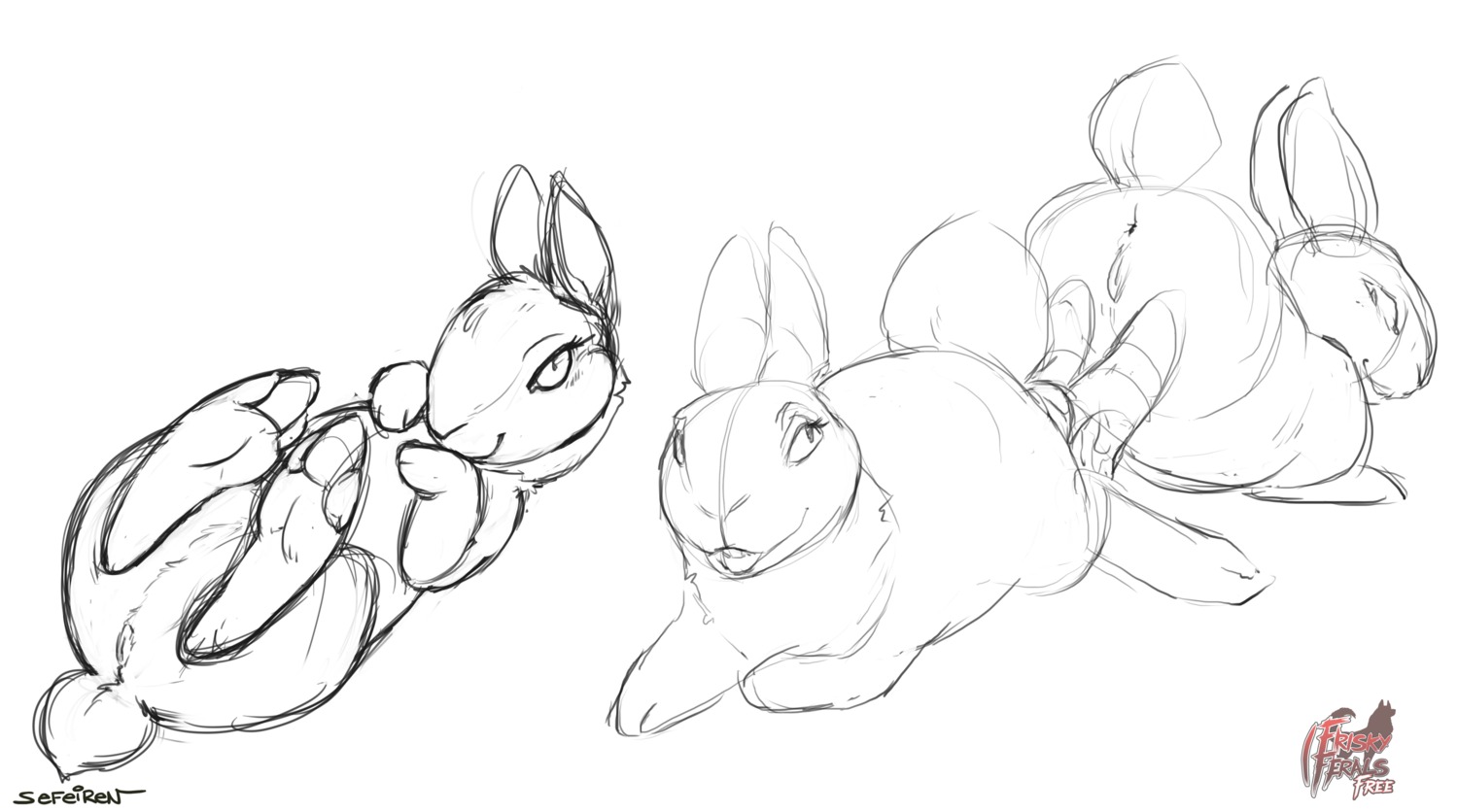 2014 3_toes absurd_res anus ass_up bodily_fluids conditional_dnp e621 egg feet female feral feral_on_feral foot_fetish frisky_ferals genital_fluids genitals group hi_res hindpaw lagomorph leporid long_ears looking_at_viewer lying mammal monochrome on_back paws penetration presenting rabbit raised_tail sefeiren signature simple_background sketch tail toes toony vaginal vaginal_fluids vaginal_penetration vulva white_background