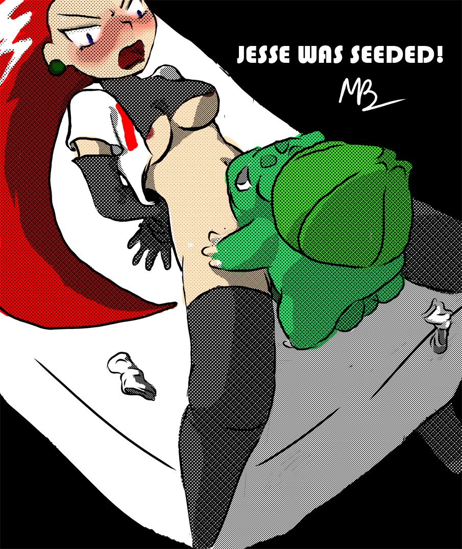 bulbasaur female human jessie_(pokemon) male montyb nintendo pok&eacute;mon_(species) pokemon pokemon_(anime) pokemon_(species) pokephilia rule34 straight team_rocket zoophilia