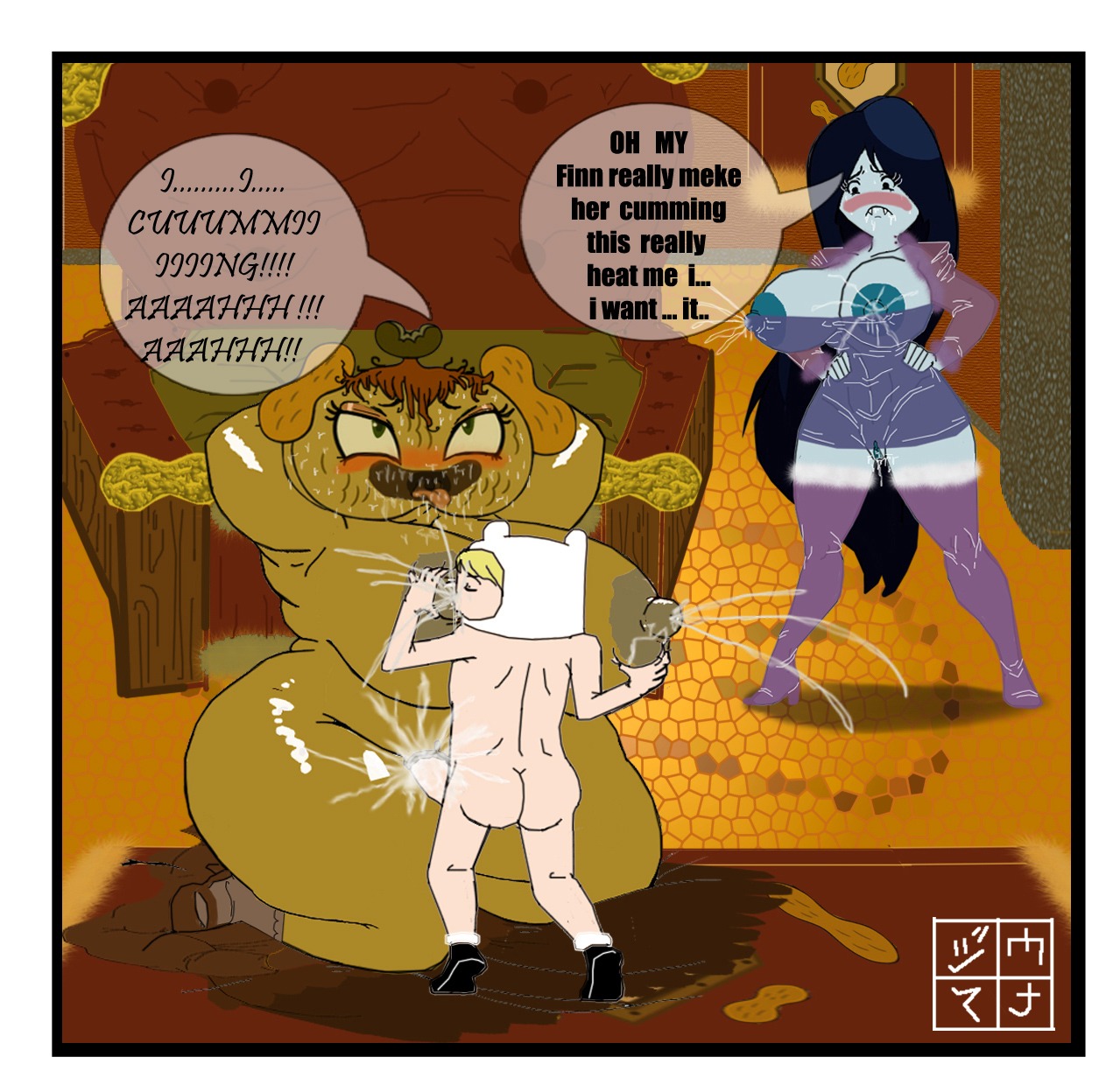 adventure_time age_difference ass big_ass big_breasts breasts chubby_female cum_in_pussy drinking_milk duchess_of_nuts dxoz female finn_the_human gilf marceline penetration pussy rule34 standing_sex sucking_nipples vaginal_penetration vaginal_sex