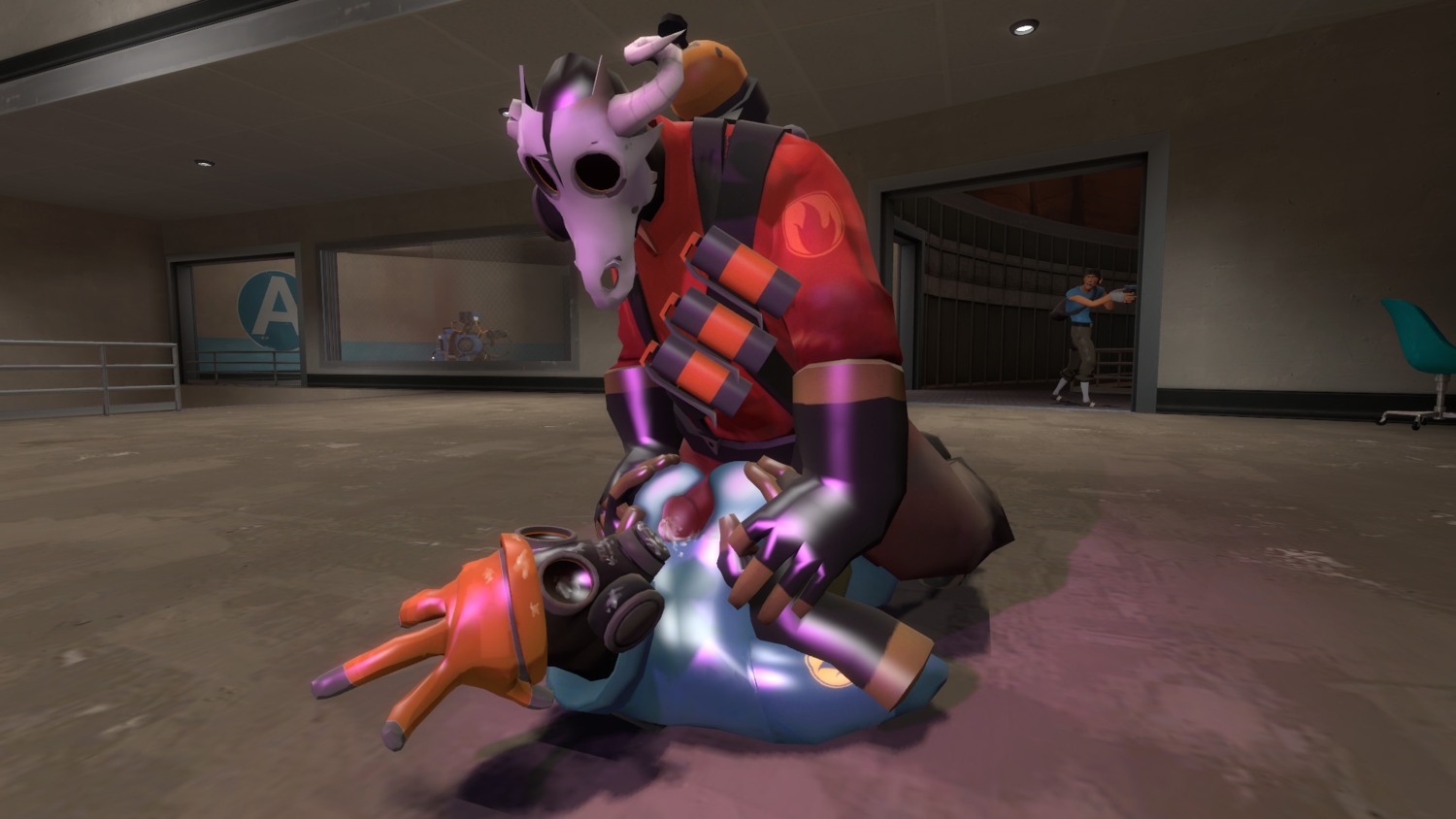 1girls 3d artist_request breasts erect_penis erection faceless_male female fempyro garry's_mod gas_mask human human_female human_male human_only male mask masked masked_female masked_male penis pyro_(team_fortress_2) rule34 rule_63 scout_(team_fortress_2) sex straight tagme team_fortress_2 titfuck
