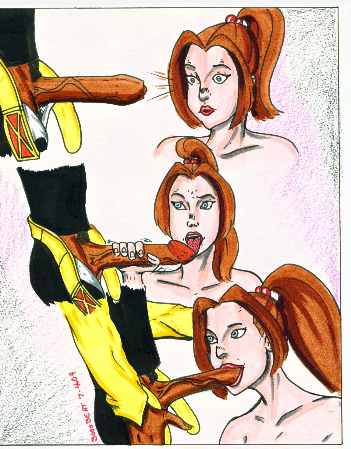 2004 bossbeat dark-skinned_male dark_skin evan_daniels female human human_only interracial kitty_pryde male marvel marvel_comics partial_male rule34 sex shadowcat spyke_(x_men) straight straight_hair uncensored x-men x-men_evolution