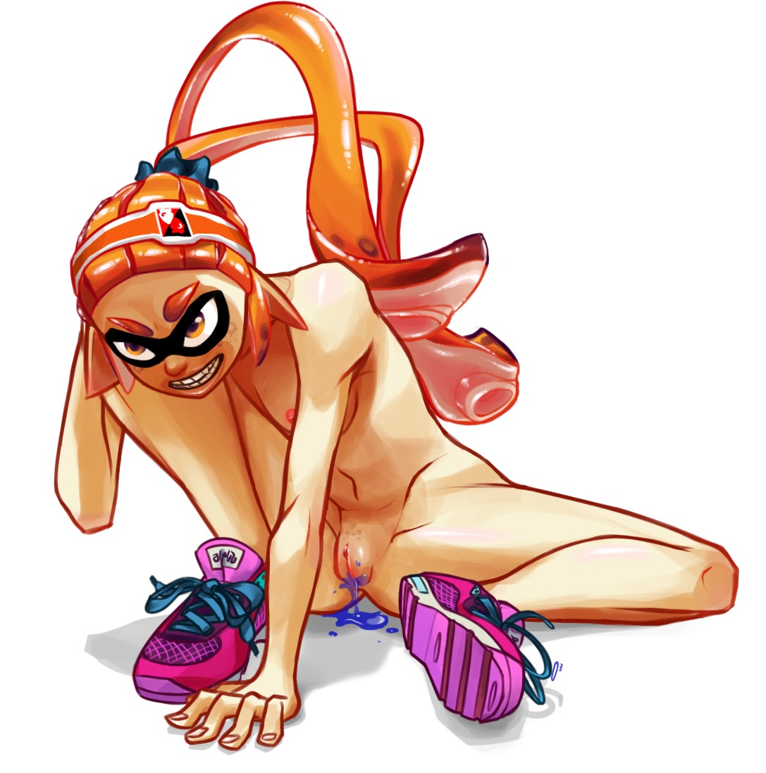 accessory angry animal_humanoid aquatic aquatic_humanoid blue_cum blue_pussy_juice bodily_fluids breasts cephalopod cephalopod_humanoid clothing colored_cum colored_pussy_juice cum cum_drip cum_in_vagina cum_inside dripping e621 female footwear genital_fluids genitals headband humanoid inkling inkling_girl looking_pleasured mollusk mollusk_humanoid nintendo orange_eyes pseudo_hair shoes skinny smile sneakers solo splatoon spread_legs spreading tentacle_hair tentacles unknown_artist unusual_bodily_fluids unusual_cum unusual_genital_fluids unusual_vaginal_fluids vaginal_fluids vulva