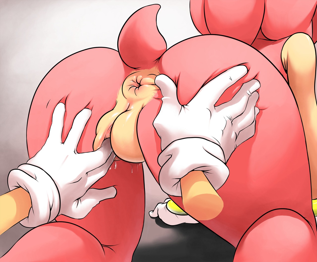 1girls all_fours amy_rose anthro anus argento ass ass_grab bent_over disembodied_hands exposed_torso female female_only fingering footwear from_behind fur furry gloves handwear hedgehog mostly_nude puffy_pussy puffy_vagina pussy rule34 sega solo solo_female sonic_(series) sonic_the_hedgehog straight tail uncensored vagina