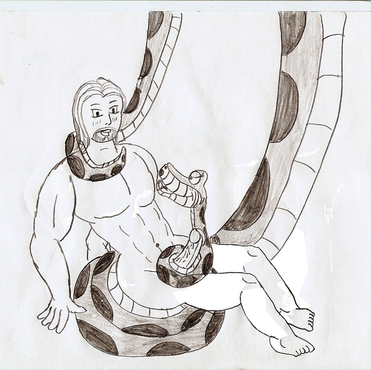disney human interspecies jking kaa male male_only multiple_males nude penis rule34 rule_63 snake tagme the_jungle_book yaoi zoophilia