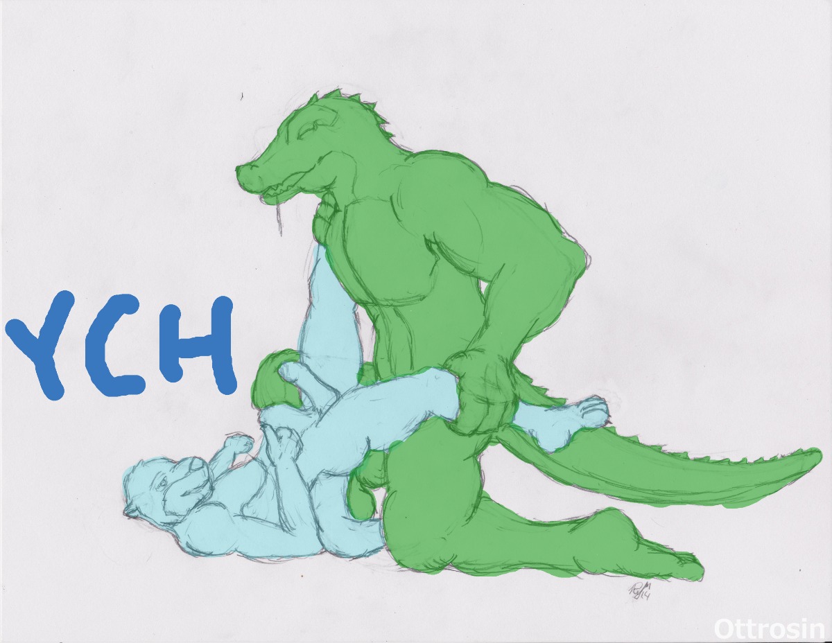 2014 abdominal_bulge alligator alligatorid anal anal_penetration anthro bodily_fluids crocodilian dominant drooling duo e621 erection genitals gesture hand_gesture interspecies larger_dom larger_male lying male male/male male_penetrated male_penetrating male_penetrating_male mammal mustelid on_back otter ottrosin penetration penis reptile saliva scalie sex signature simple_background size_difference smaller_male thumbs_up unfinished white_background ych_(character)