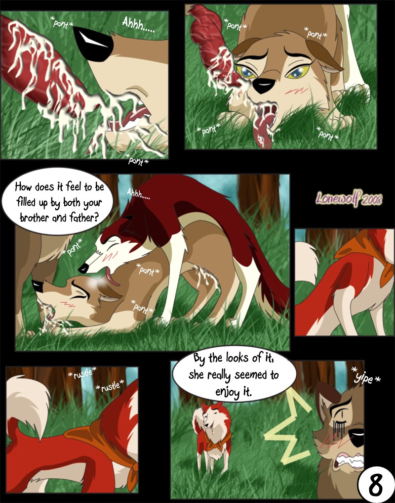 2008 aleu_(balto) all_fours balto balto_(series) black_nose blush bodily_fluids brother_(lore) brother_and_sister_(lore) canid canine canis caught_in_the_act clenched_teeth comic cum cum_drip cum_in_mouth cum_in_vagina cum_inside cum_on_fur cum_on_leg cum_on_penis cum_on_tongue daughter_(lore) derp_eyes dialogue digital_media_(artwork) doggystyle domestic_dog dripping e621 english_text erection family_secret_(lonewolf) father_(lore) father_and_child_(lore) father_and_daughter_(lore) female feral feral_on_feral from_behind_position fur genital_fluids genitals grass group group_sex husky hybrid incest_(lore) incestuous_voyeur_(lore) inside jenna_(balto) knot kodiak_(balto) lonewolf male male/female mammal mostly_nude mother_(lore) nordic_sled_dog nude oral parent_(lore) parent_and_child_(lore) parent_and_daughter_(lore) penis plant quadruped sex siberian_husky sibling_(lore) sister_(lore) spitz stated_incest tail teeth text threesome tongue tongue_out tree trio universal_studios voyeur vulva wolf wolfdog wood