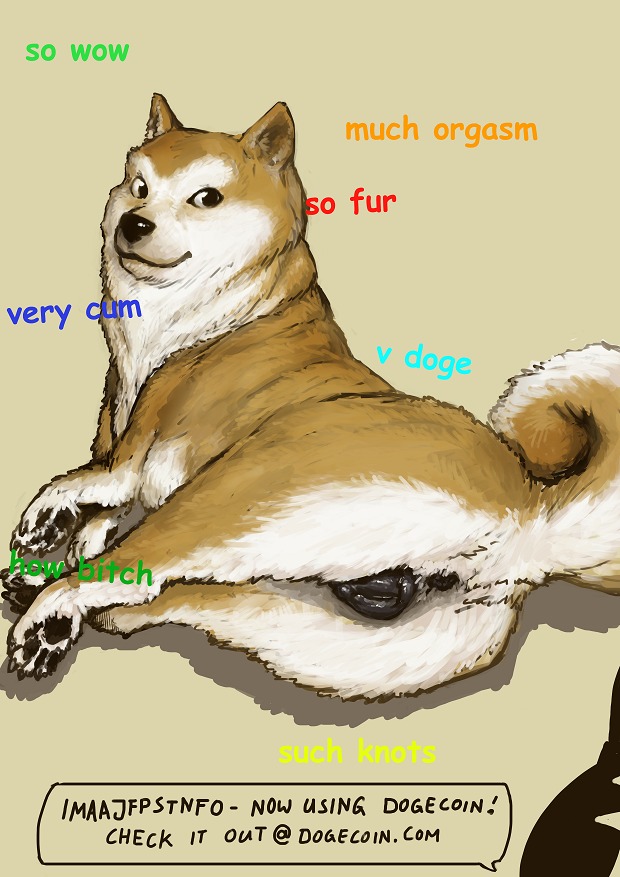 anatomically_correct anatomically_correct_feral anatomically_correct_genitalia anatomically_correct_vulva animal_genitalia animal_vulva anus butt canid canine canine_genitalia canine_vulva canis doge dogelore domestic_dog e621 english_text female feral genitals humor imaajfpstnfo lol_comments looking_at_viewer looking_back looking_back_at_viewer lying mammal meme nude on_side parody presenting presenting_anus presenting_hindquarters presenting_vulva realistic_feral shiba_inu solo spitz text vulva