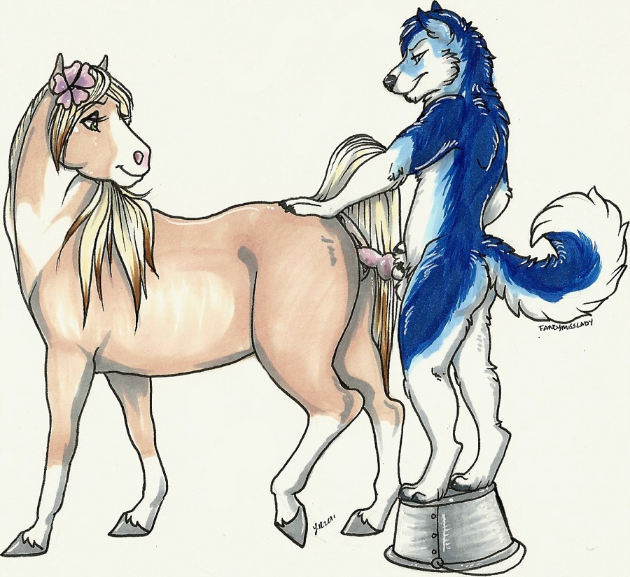 2011 anatomically_correct animal_genitalia animal_penis animal_vulva anthro anthro_on_feral anthro_penetrating anthro_penetrating_feral banshee_(draco751) bestiality blue_body blue_fur bucket butt butt_grab canid canine canine_genitalia canine_penis canis container domestic_dog duo e621 equid equine equine_genitalia equine_vulva erection eye_contact fancymisslady female female_feral female_on_anthro female_penetrated feral feral_penetrated flower from_behind_position fur genitals green_eyes hand_on_butt hooves horse interspecies knot looking_at_another looking_back male male/female male_on_feral male_penetrating male_penetrating_female mammal mane multicolored_body multicolored_fur nude penetration penile penile_penetration penis penis_in_vagina plant raised_tail sex simple_background tail vaginal vaginal_penetration vulva white_background white_body white_fur