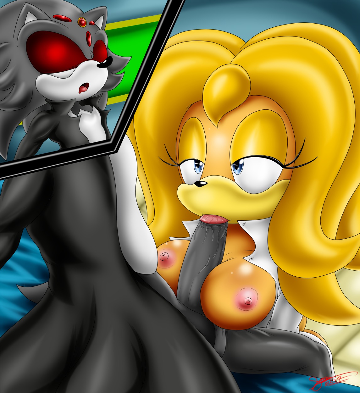 anthro areola big_breasts bigdon1992 blush breast_play breasts doctor duo e621 echidna erection eulipotyphlan fan_character fellatio female female_penetrated fur genitals glans hair hedgehog hi_res humanoid_genitalia humanoid_penis interspecies jessica_(bigdon1992) male male/female male_penetrating male_penetrating_female mammal monotreme nipples open_mouth oral oral_penetration penetration penile penis sega sex shadowwalk sonic_the_hedgehog_(series) titfuck