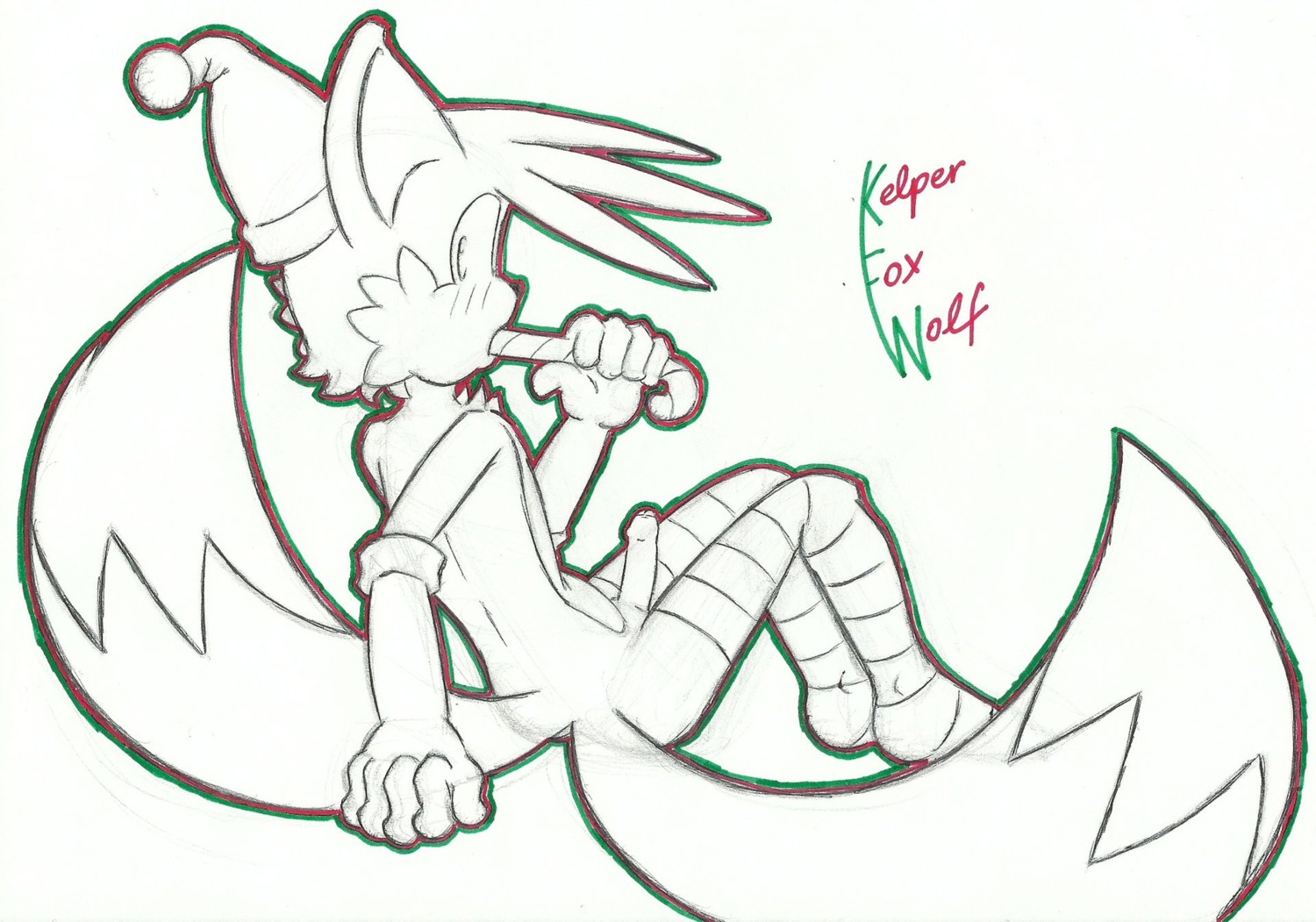 anthro canine fox fur furry_tail kelper_fox_wolf male male_only mammal monochrome multi_tail rule34 sega sonic_(series) sonic_the_hedgehog_(series) tagme tail tails tails_the_fox