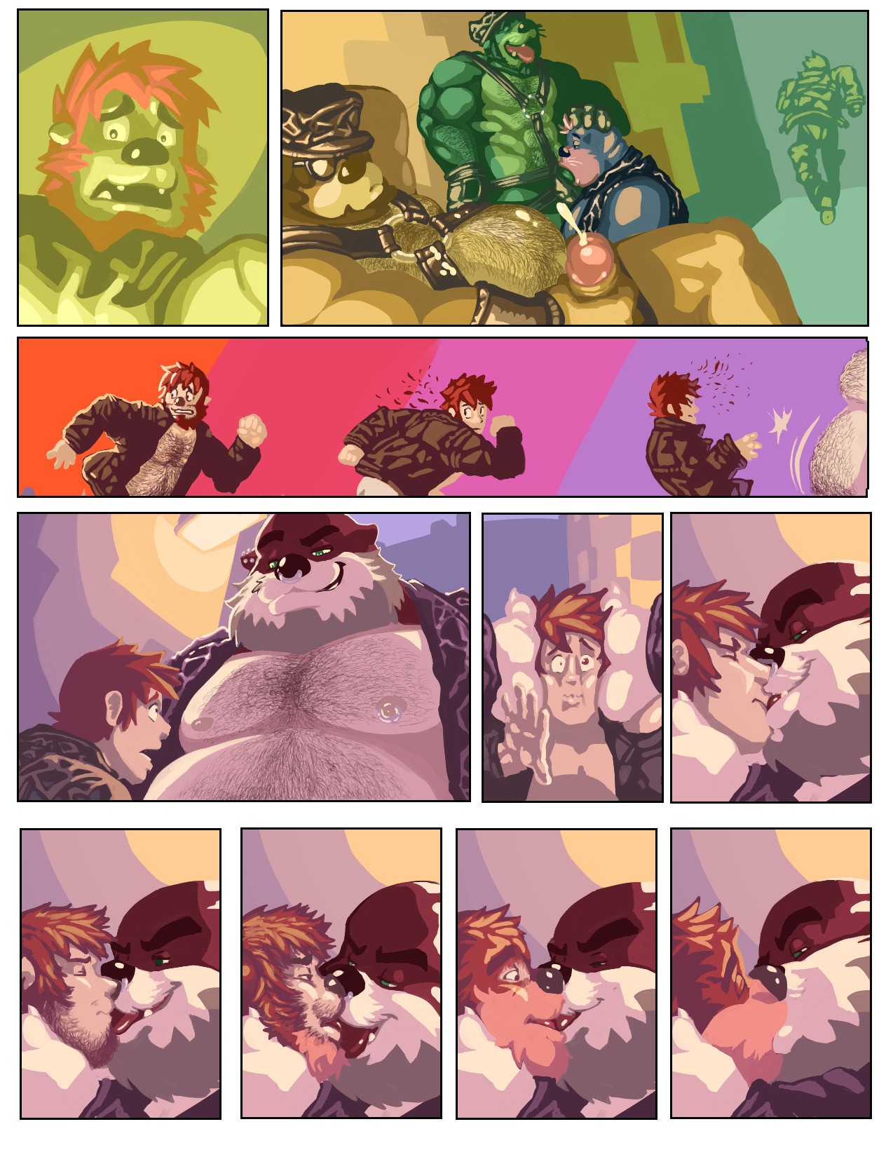 abs after_transformation anthro anthro_on_anthro anthro_penetrated anthro_penetrating anthro_penetrating_anthro anthro_to_human beard belly_hair blazingcheecks bodily_fluids body_hair chest_hair clothing comic cum cumshot e621 ejaculation erection facial_hair facial_hair_growth facial_hair_to_fur fellatio forced forced_kiss forced_transformation genital_fluids genitals group group_transformation hair_to_fur hairy harness hi_res holding_penis human human_to_anthro humanoid_genitalia humanoid_penis kissing leather leather_daddy male male/male male_penetrated male_penetrating male_penetrating_male mammal masturbation multiple_scenes musclegut muscular muscular_male mustelid oral oral_penetration orgasm orientation_play otter overweight pecs penetration penile penile_masturbation penile_penetration penis piercing reverse_transformation sex sexuality_change slightly_chubby species_transformation story story_at_source story_in_description straight_to_gay transformation transformation_through_kiss until_they_like_it