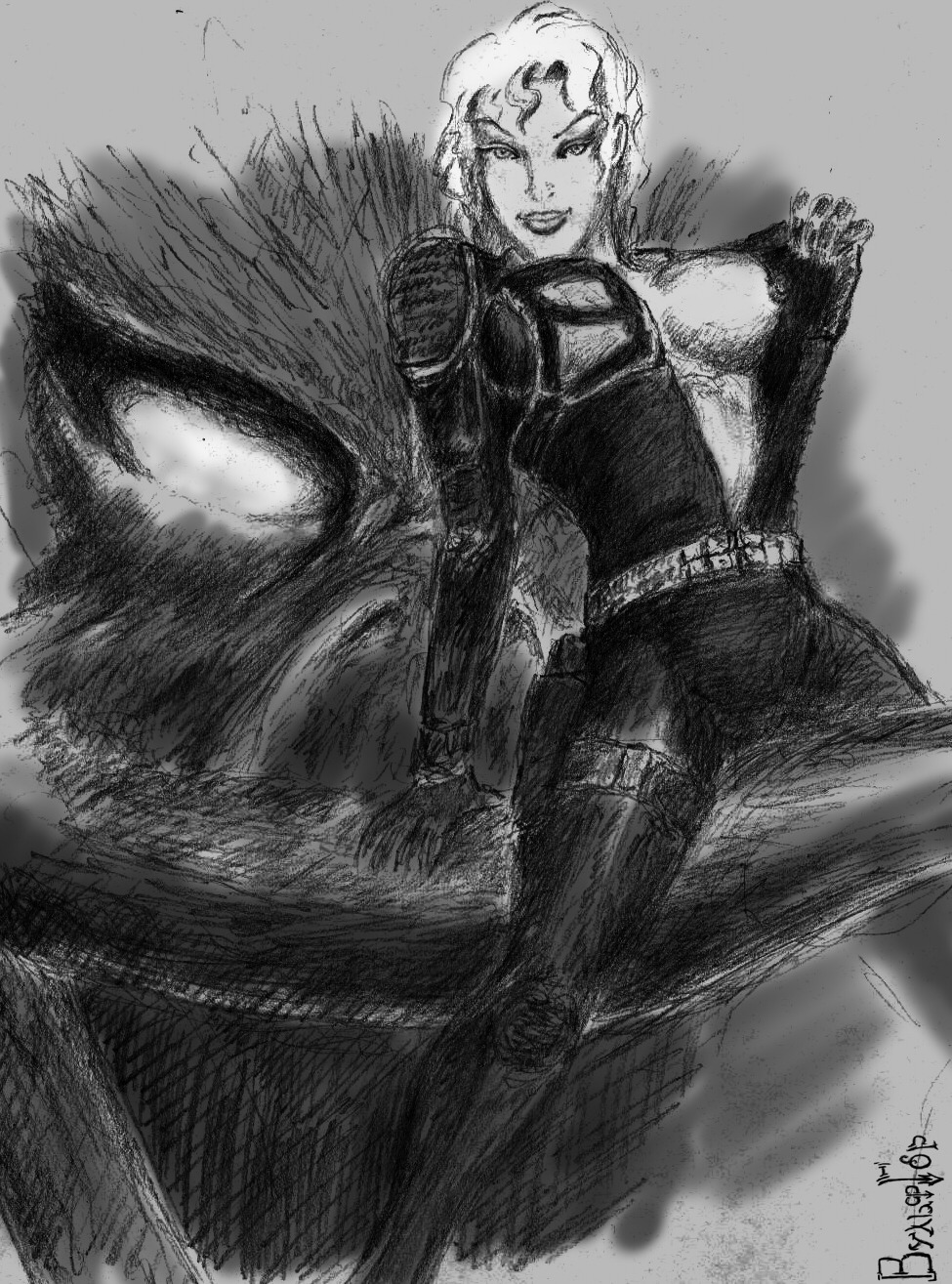 1girls 2d bloodsucker_(s.t.a.l.k.e.r.) breasts face_tentacles female greyscale loner_(s.t.a.l.k.e.r.) monochrome nipples rule34 s.t.a.l.k.e.r. s.t.a.l.k.e.r._(character) sketch tagme tentacles vylfgor