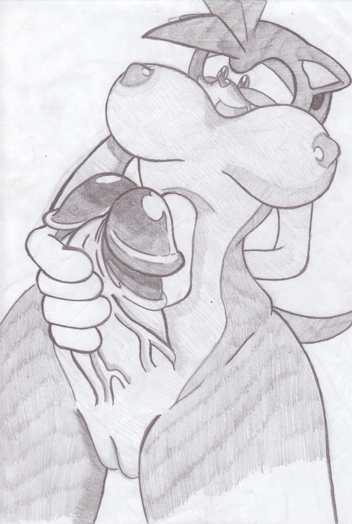 1futa amy_rose anthro from_below futanari hedgehog intersex monochrome penis pussy rule34 solo_futa sonic_(series) takumi