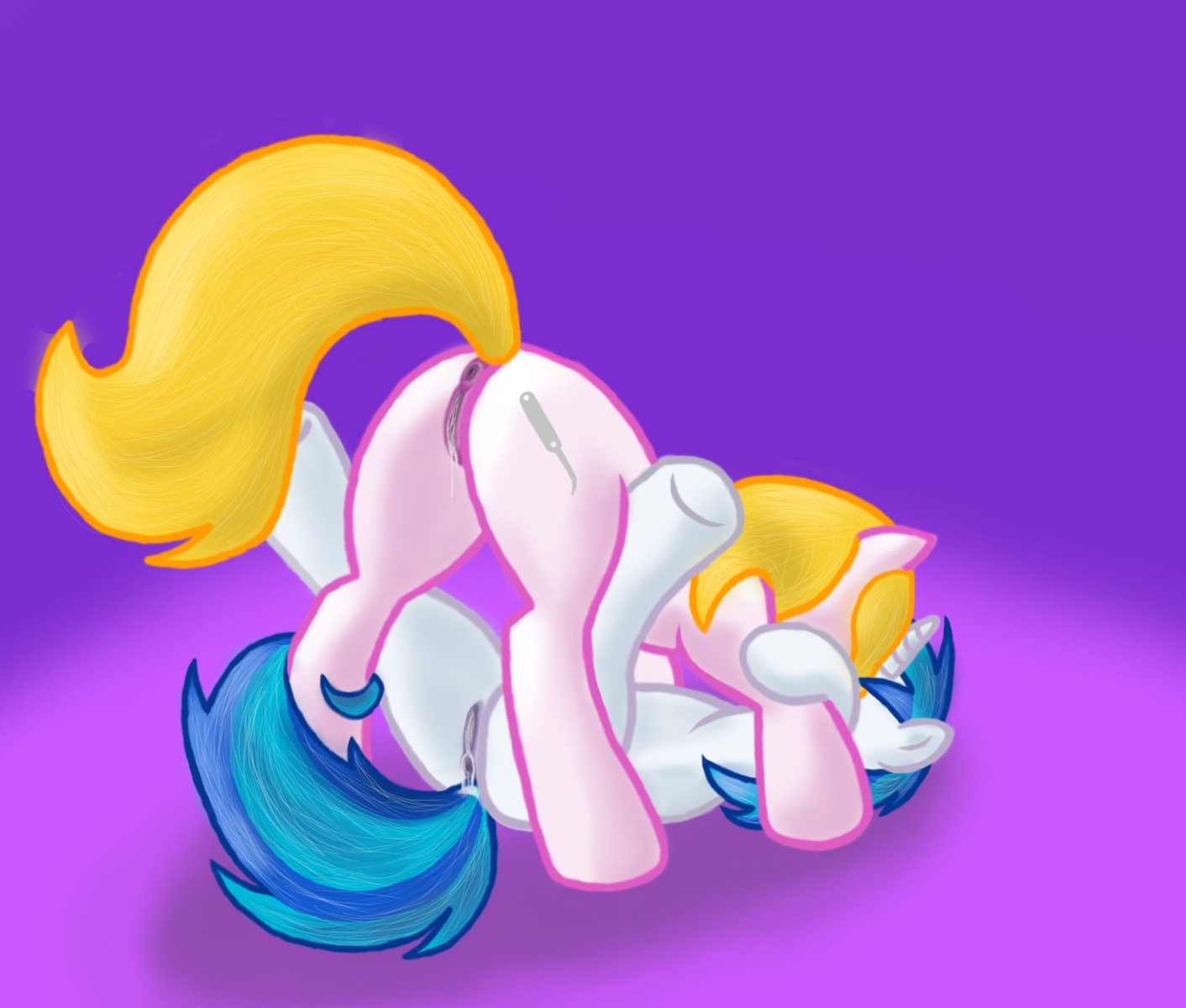 equine female feral friendship_is_magic horse my_little_pony pony rule34 straight_hair tagme unicorn vinyl_scratch_(mlp)
