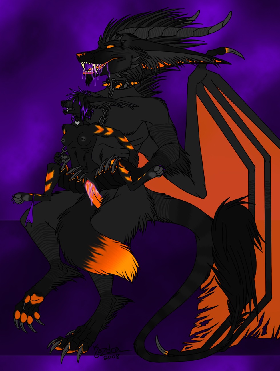 alternative_fashion anthro black_body black_fur bodily_fluids breasts canid canine cataragon cum dipstick_tail domestic_cat dominant dragon duo e621 erection felid feline felis female female_penetrated flaerion fox fur genital_fluids genitals glamfur halloween hi_res holidays horn interspecies kace_(kcravenyote) kcravenyote larger_dom larger_male male male/female male_penetrating male_penetrating_female mammal markings membrane_(anatomy) membranous_wings mythological_creature mythological_scalie mythology nipple_piercing nipples nonbinary_(lore) nude penetration penile penile_penetration penis penis_in_vagina piercing reverse_stand_and_carry_position scalie sex siamese_cat size_difference smaller_female smaller_penetrated standing standing_sex tail tail_markings vaginal vaginal_penetration vulva wings