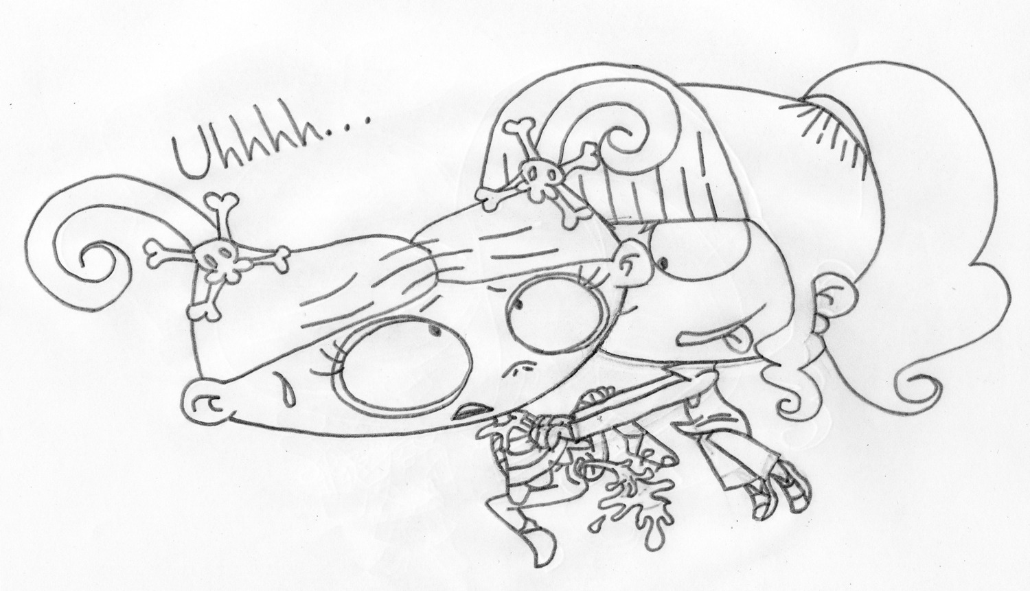 female lucy_(zombie_hotel) maggot rule34 tagme zombie_hotel