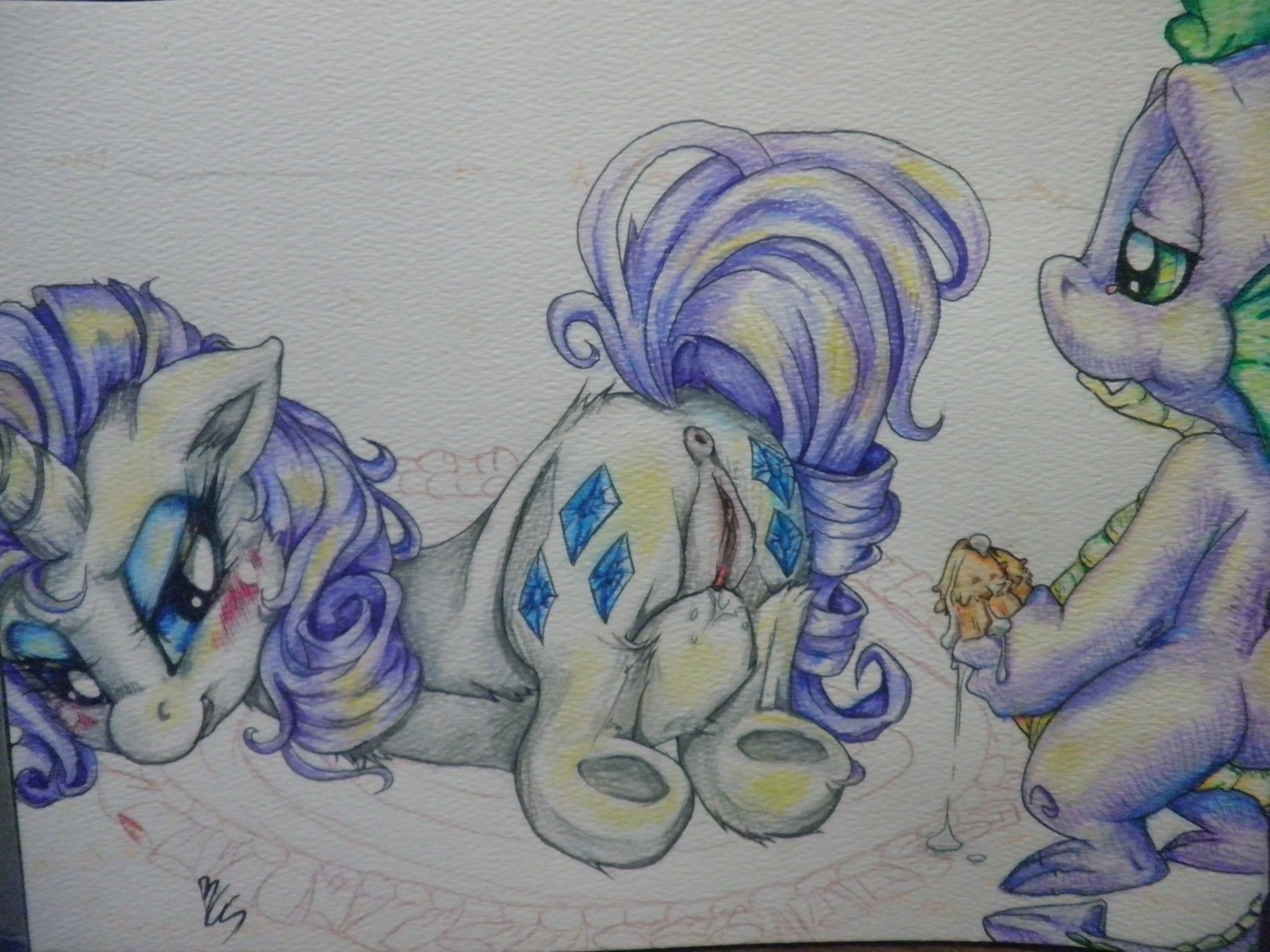 bcs dragon equine female feral friendship_is_magic hasbro horse male my_little_pony pony rarity_(mlp) rule34 scalie smooth_skin spike_(mlp) unicorn