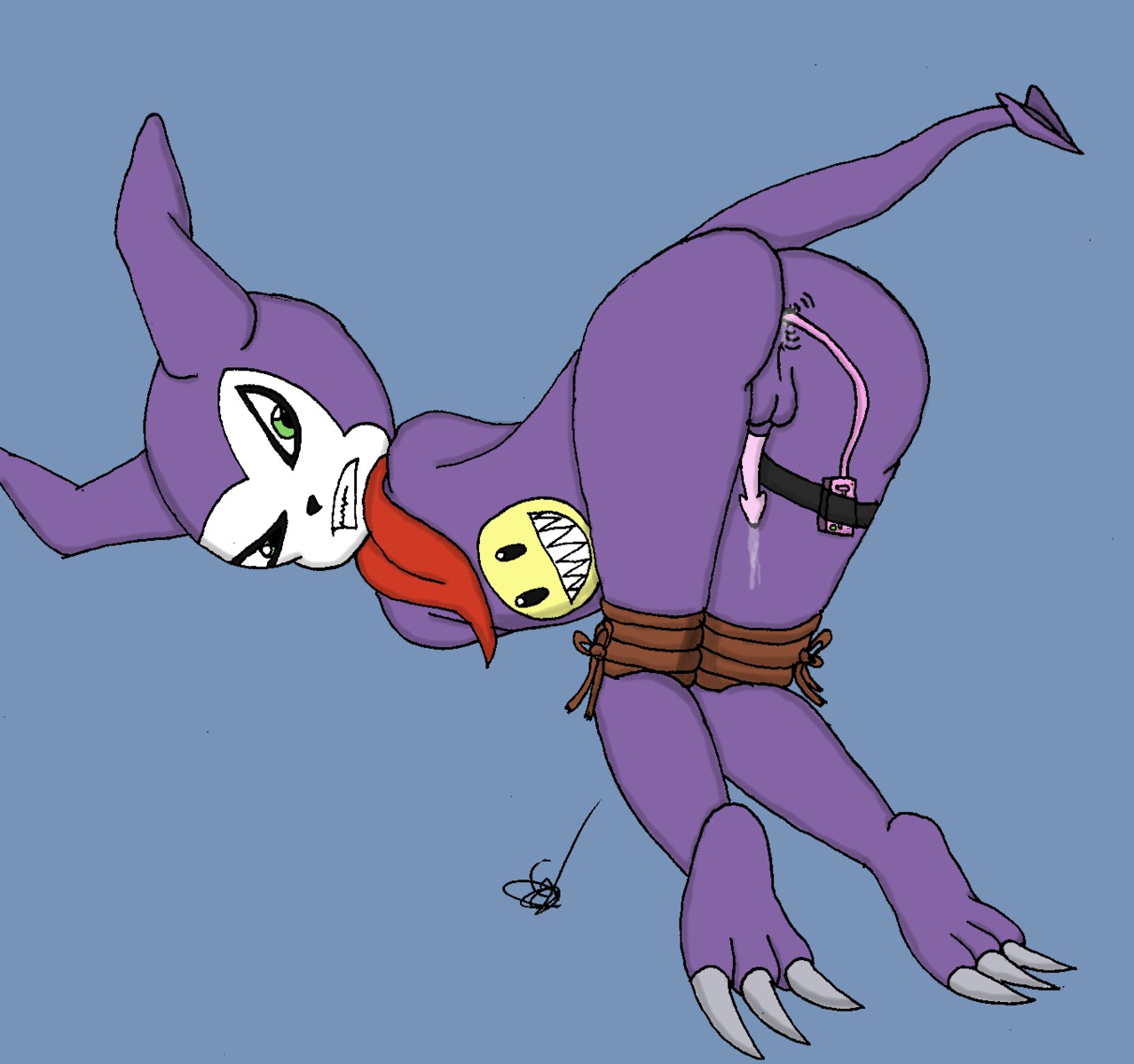 anthro demon digimon digimon_(species) imp impmon male male_only rule34 tagme tail